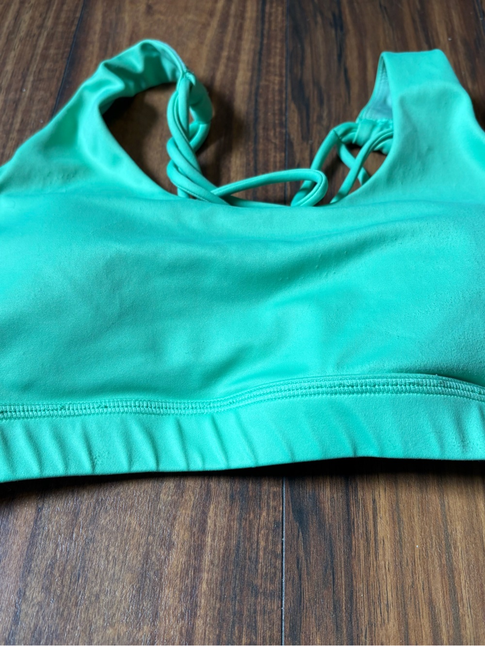 Constantly Varied Gear Turquoise Green Strappy Sports Bra